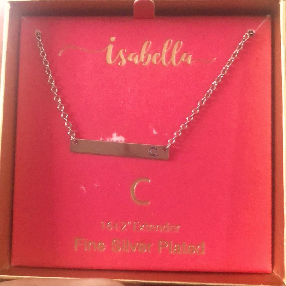 Silver plated necklace